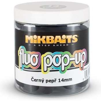 Mikbaits plovoucí Fluoro boilies 250ml 14mm Pampeliška