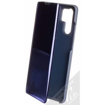Pouzdro 1Mcz Clear View flipové pro Huawei P30 Pro modré blue