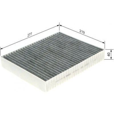 Filtr, vzduch v interiéru BOSCH 1 987 435 512 BO 1987435512 – Hledejceny.cz