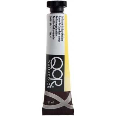 QoR Akvarelová barva 11ml 130 Cadmium Yellow Medium – Sleviste.cz