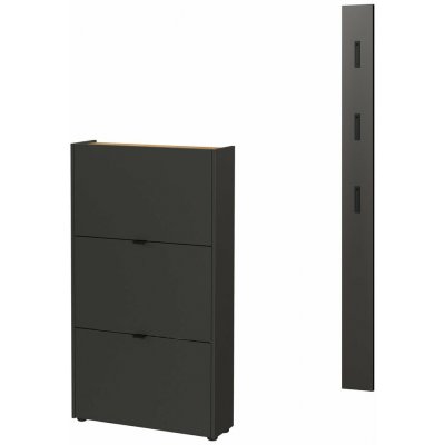 Germania Ameca předsíňová sestava šedá 101 cm 200 cm 22 cm – Zboží Dáma