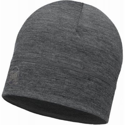 Buff Merino wool Buff hat Lightweight Solid grey