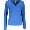 Dámská Trička KARIBAN V-NECK LIGHT ROYAL BLUE