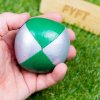 Ostatní společenské hry Žonglovací míček 65mm JuggleDream na trénování žonglování Stříbrná + zelená