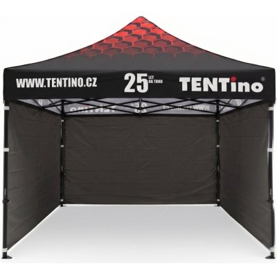 TENTino STEEL HEXAGON 3x3m 11A - ČERNÁ, konstrukce + střecha TENTino + 4x boční strana – Hledejceny.cz