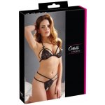 Černá otevřená podprsenka Cottelli Collection Lingerie – Zboží Dáma