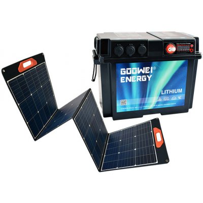 Goowei Energy Set lithiový bateriový box 120Ah + solární panel SN-ME-SC200W 12V – Zbozi.Blesk.cz