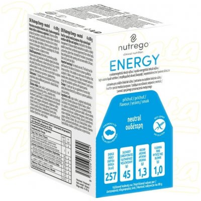 NUTREGO ENERGY PŘÍCHUŤ NEUTRAL POR SOL 4X80G – Hledejceny.cz