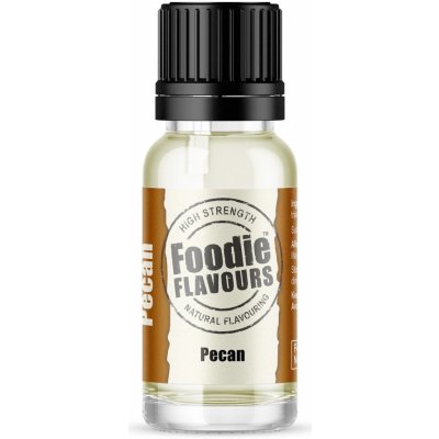 Foodie Flavours Přírodní koncentrované aroma 15 ml pekanový ořech – Zboží Mobilmania
