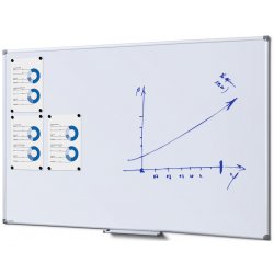 Jansen Display Scritto popisovatelná magnetická tabule whiteboard 1000 x 1500 mm