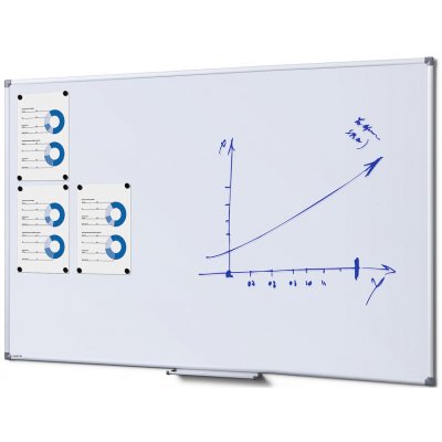 Jansen Display Scritto popisovatelná magnetická tabule whiteboard 1000 x 1500 mm – Zboží Živě