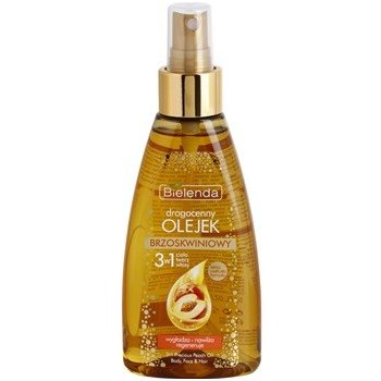 Bielenda Precious Oil 3 in 1 Peach pěsticí olej na tvář tělo a vlasy Smoothes Moisturizes Regenerates 150 ml