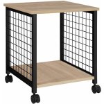 Tectake 404454 Gary 40x40x48cm industrial světlé dřevo / dub sonoma – Zboží Dáma