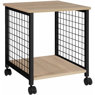 Tectake 404454 Gary 40x40x48cm industrial světlé dřevo / dub sonoma – Zboží Dáma