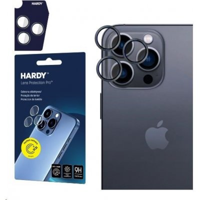 3mk ochrana kamery HARDY Lens Protection Pro pro iPhone 15 Pro Black 5903108573412 – Zboží Živě