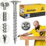 TESAŘSKÉ VRUTY DO DŘEVA 5x120 TALÍŘOVÁ HLAVA TORX 100 Ks DOMAX CT STŘÍBRNÉ – Hledejceny.cz