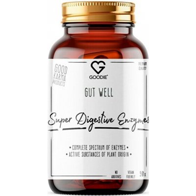 Goodie Gut Well Super Digestive Enzymes 90 kapslí – Hledejceny.cz