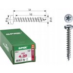 Univerzální vruty Spax 4 x 30 mm, 0,01 kg / 1000 ks – Hledejceny.cz