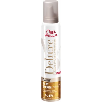 Wella Deluxe Silky Smooth pěnové tužidlo s vyživujícím účinkem 200 ml – Zbozi.Blesk.cz