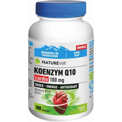 NatureVia Koenzym Q10 Cardio kapsle pro normální funkci srdce a cév 120 kapslí – Zboží Dáma NatureVia Koenzym Q10 Cardio kapsle pro normální funkci srdce a cév 120 kapslí – Zboží Dáma