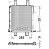 Autoklimatizace a nezávislé topení Kondenzátor, klimatizace DENSO DCN35005