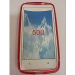Pouzdro ForCell Lux S HTC Desire 500 červené – Hledejceny.cz