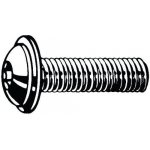 Manutan Šroub s půlkulatou hlavou s vnitřním šestihranem a nákružkem ISO 7380-2 Nerezocel A2 Pravý M6X20 – Sleviste.cz