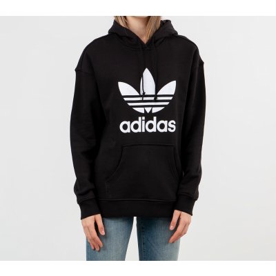 adidas originals TRF hoodie černá bílá – Zboží Mobilmania