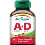 Jamieson Vitamíny A+D 10000/800IU Premium 100 kapslí – Hledejceny.cz