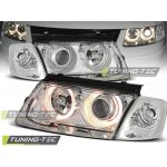Tuning-Tec Přední čirá světla Volkswagen Passat B5 (1996 - 2000) - chromované - Angel Eyes – Hledejceny.cz