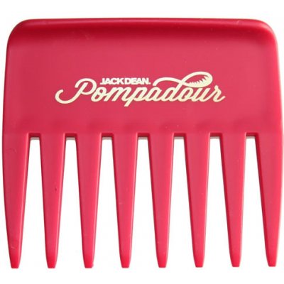 Jack Dean Pompadour hřeben na vlasy vínový – Zboží Dáma