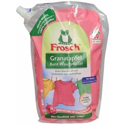 Frosch prací prostředek na barevné prádlo Granátové jablko 20 PD 1,8 l – Zbozi.Blesk.cz