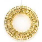 Solight LED vánoční věnec 3D, 150 LED, 50cm, IP44, teplá bílá, časovač – Hledejceny.cz
