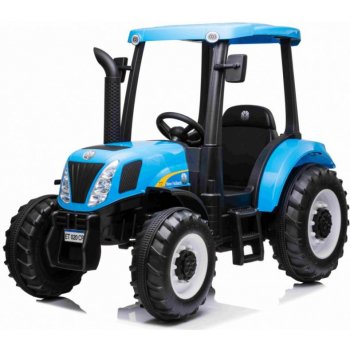 mamido Dětský elektrický traktor New Holland modrá
