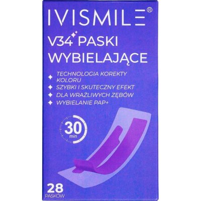 IVISMILE Bělicí pásky pro dospělé 20 ks – Zboží Dáma