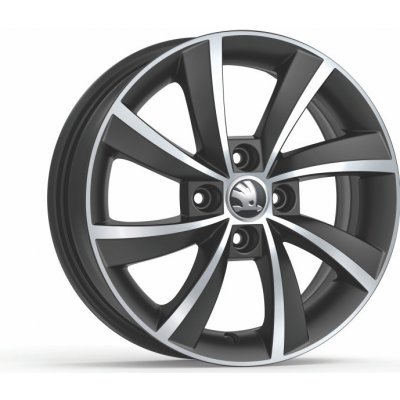 Škoda CONAN 5,5x15 4x100 ET41 gloss black | Zboží Auto