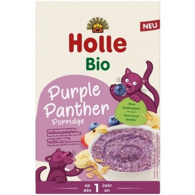 HOLLE Bio Purple panther kaše s borůvkou, banánem a jablkem 200 g – Zboží Dáma