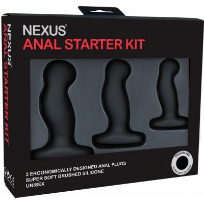 Nexus Silicone 3 Plug Anal Starter Kit