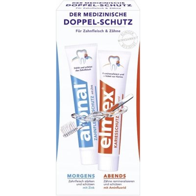 Elmex Aronal německá 2 x 75 ml – Hledejceny.cz