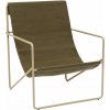 Zahradní židle a křeslo Ferm Living křeslo Desert Lounge Chaircashmere/olive