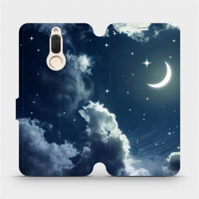 Pouzdro Mobiwear parádní flip Huawei Mate 10 Lite - V145P Noční obloha s měsícem – Zboží Mobilmania