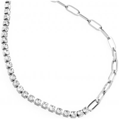 franco bene Tennis chain náramek – stříbrný 2304 – Zboží Dáma