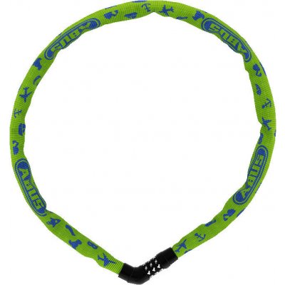ABUS Steel-O-Chain SYMBOLS 4804C/75 limetkový – Zboží Dáma