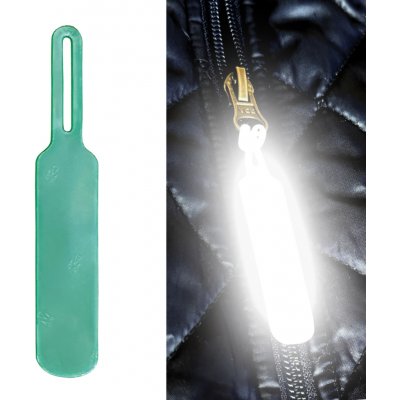 3M Reflexní taháček na zip - zelený – Sleviste.cz