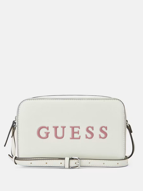 Guess dámska kabelka crossbody Artemis bílá