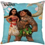 Jerry Fabrics polštář Odvážná Vaiana a Maui Polyester 40x40 – Sleviste.cz