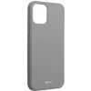 Pouzdro a kryt na mobilní telefon Apple Pouzdro Roar Colorful Jelly Case iPhone 12/12 Pro, šedé