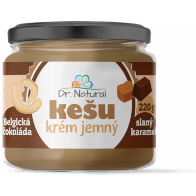 Dr.Natural Kešu krém belgická čokoláda slaný karamel 220 g – Zbozi.Blesk.cz