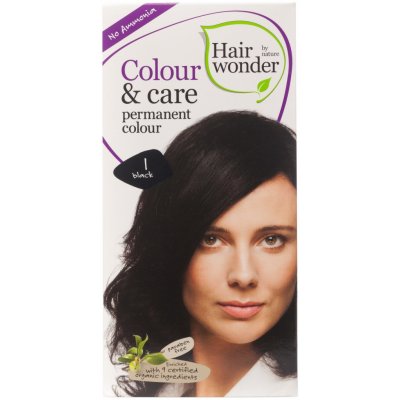 Hairwonder BIO přírodní dlouhotrvající barva Hairwonder černá 1 – Zbozi.Blesk.cz