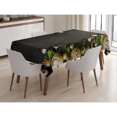 Xpose Obdelníkový ubrus MODERN černý 155x220 cm – Zboží Mobilmania